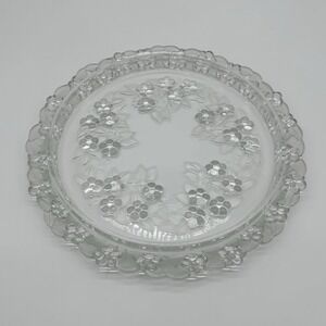 Vintage Mikasa Crystal Carmen Walther Glass Serving Cake Platter